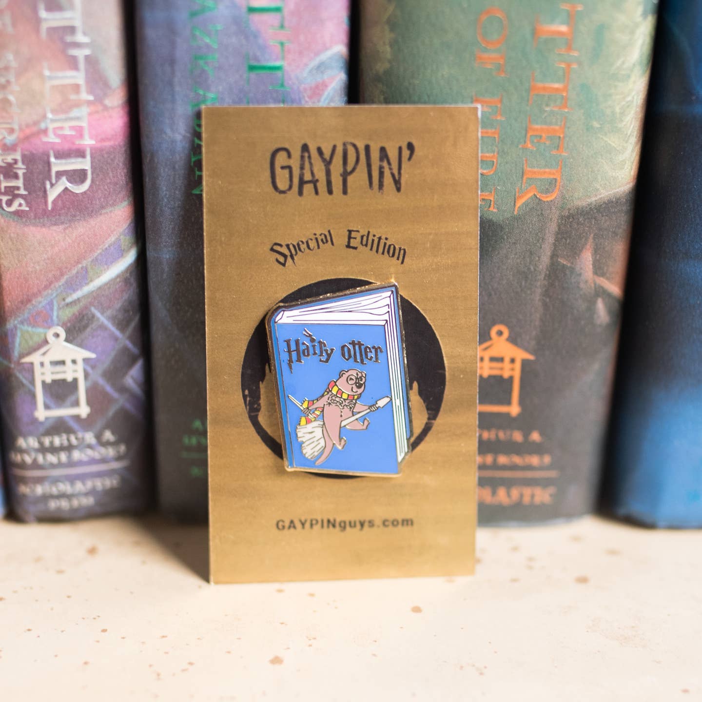 Hairy Otter Pin by Gaypin' - Image 3