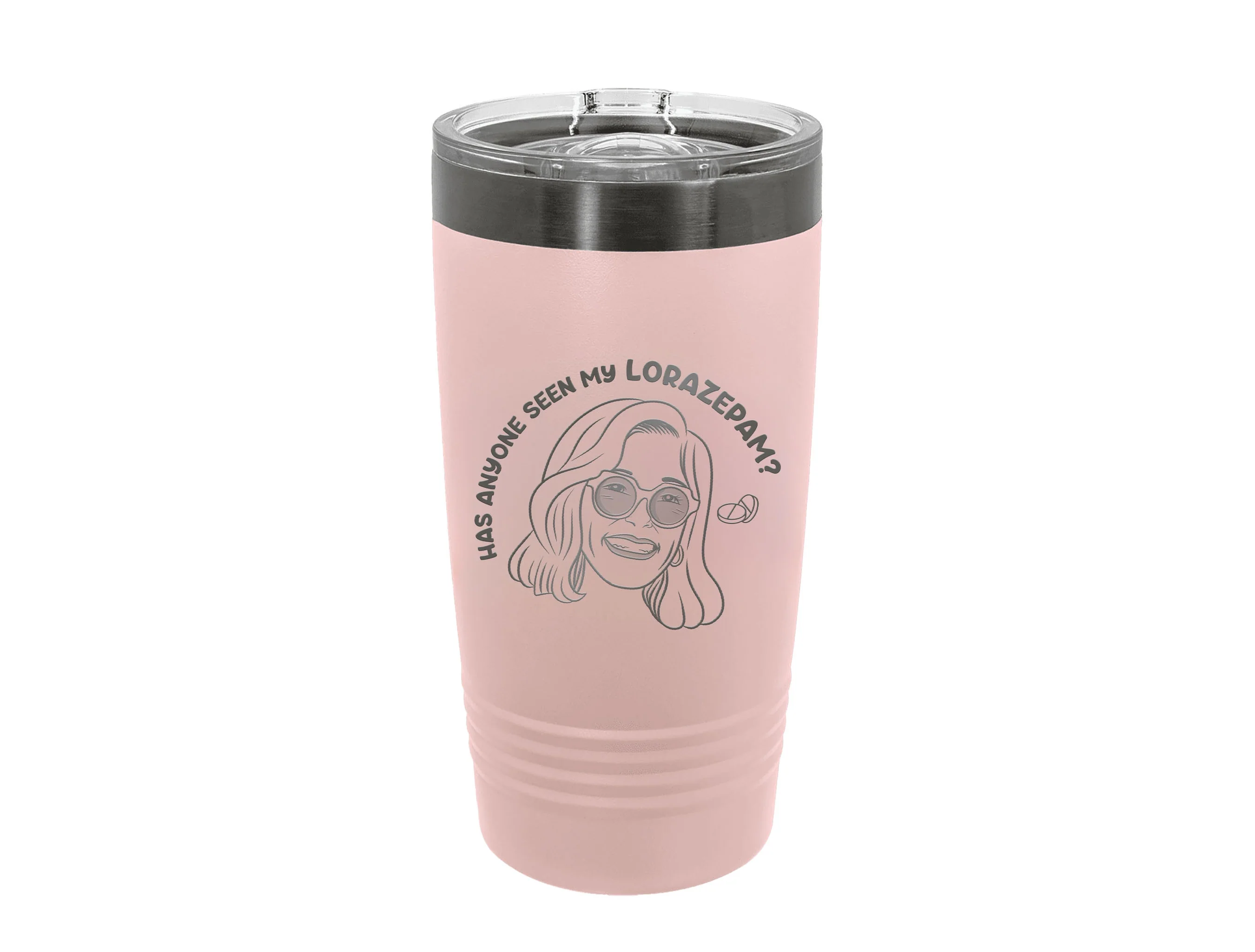 Has Anyone Seen My Lorazepam? White Lotus Insulated Tumbler - Image 4