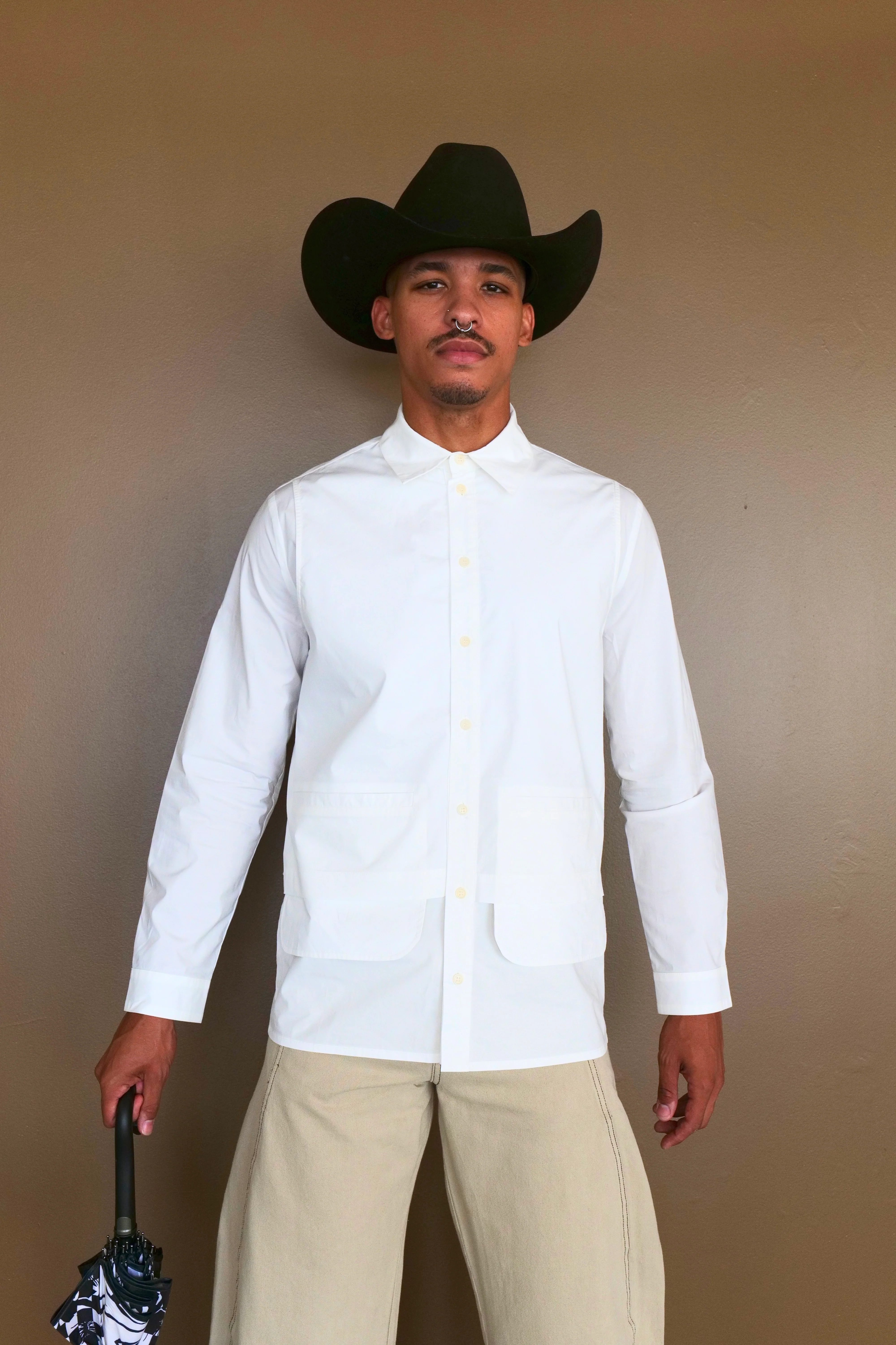 Henrik Vibskov ANTS SHIRT - ECRU - Image 2