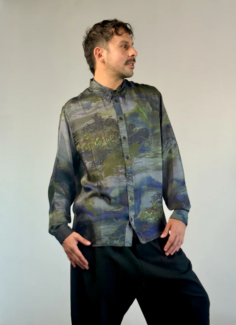 Henrik Vibskov Block Shirt Fishes Light - Image 10