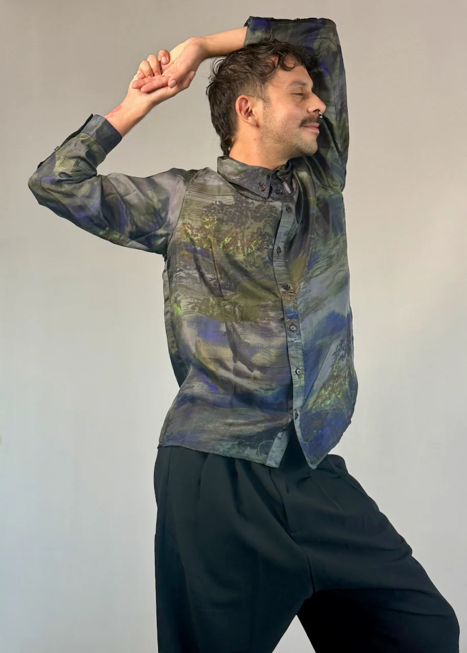Henrik Vibskov Block Shirt Fishes Light - Image 11