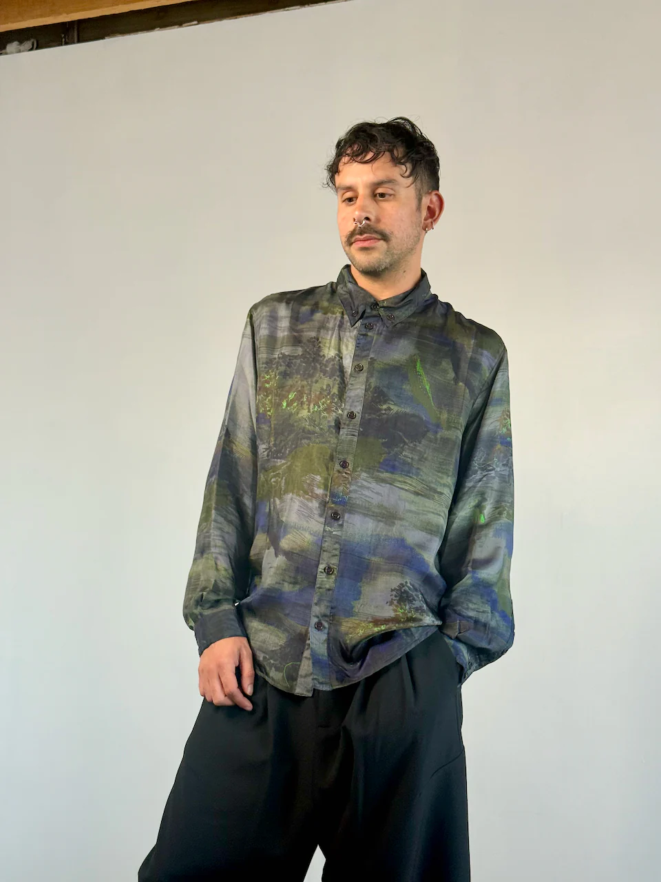 Henrik Vibskov Block Shirt Fishes Light - Image 7