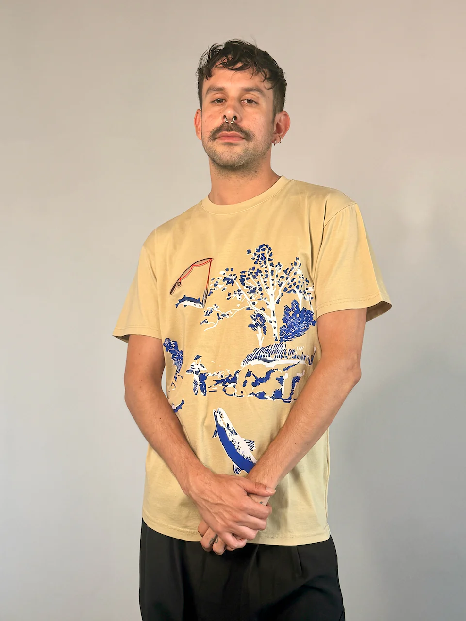 Henrik Vibskov Fishing Rod Tee - Image 5