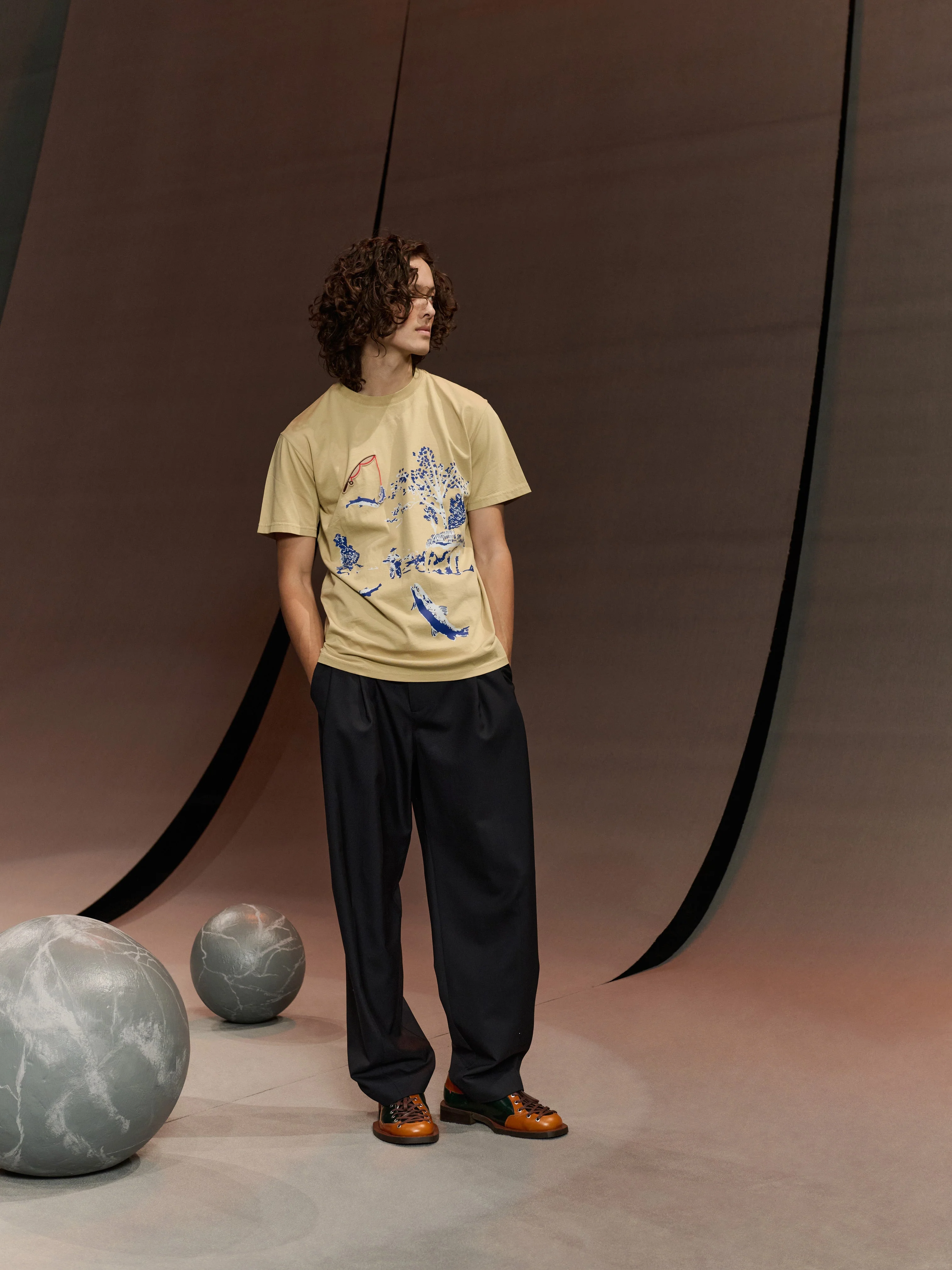 Henrik Vibskov Fishing Rod Tee - Image 9