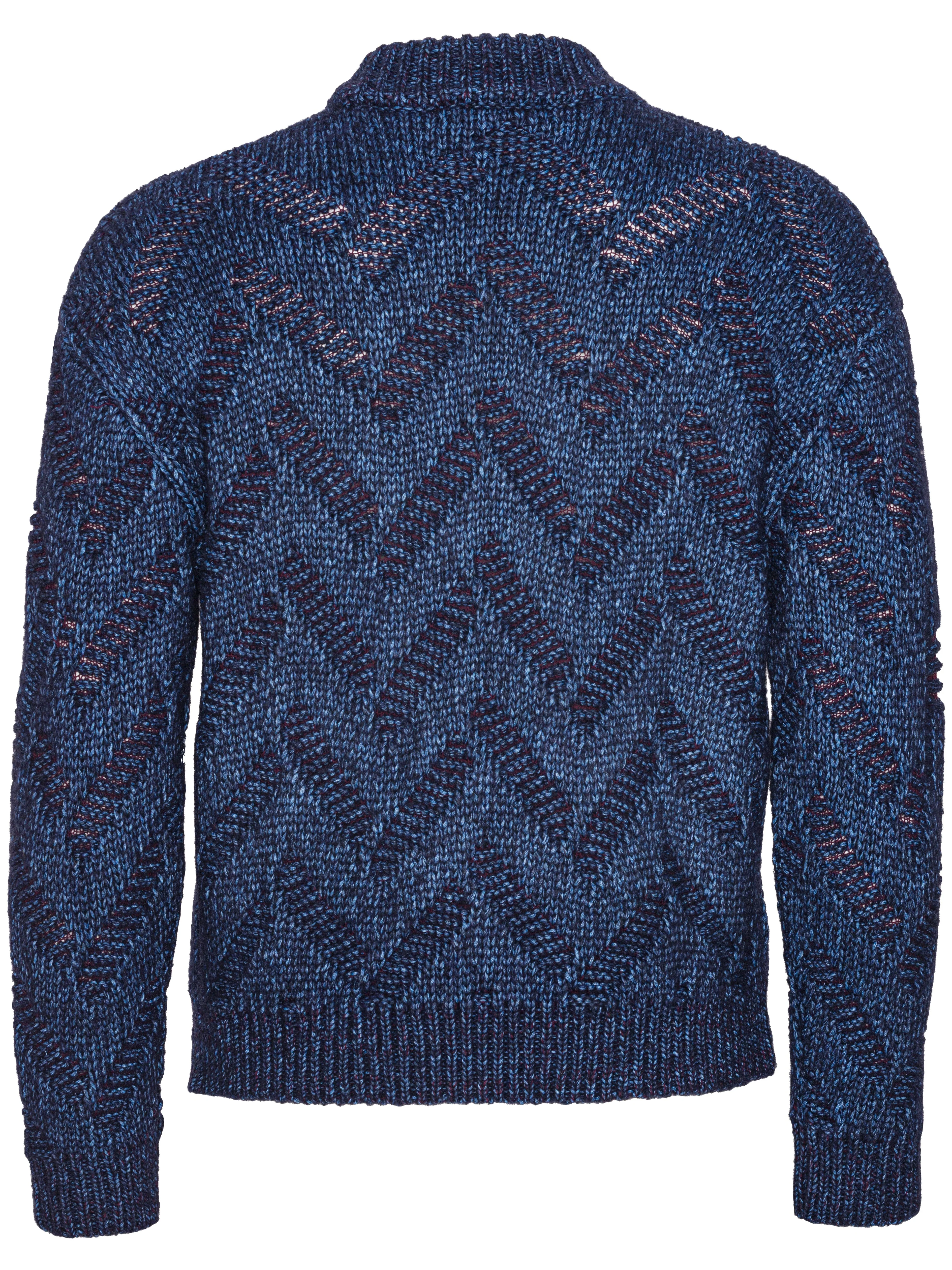 Henrik Vibskov Flat Knitted Crewneck Flat Navy - Image 6