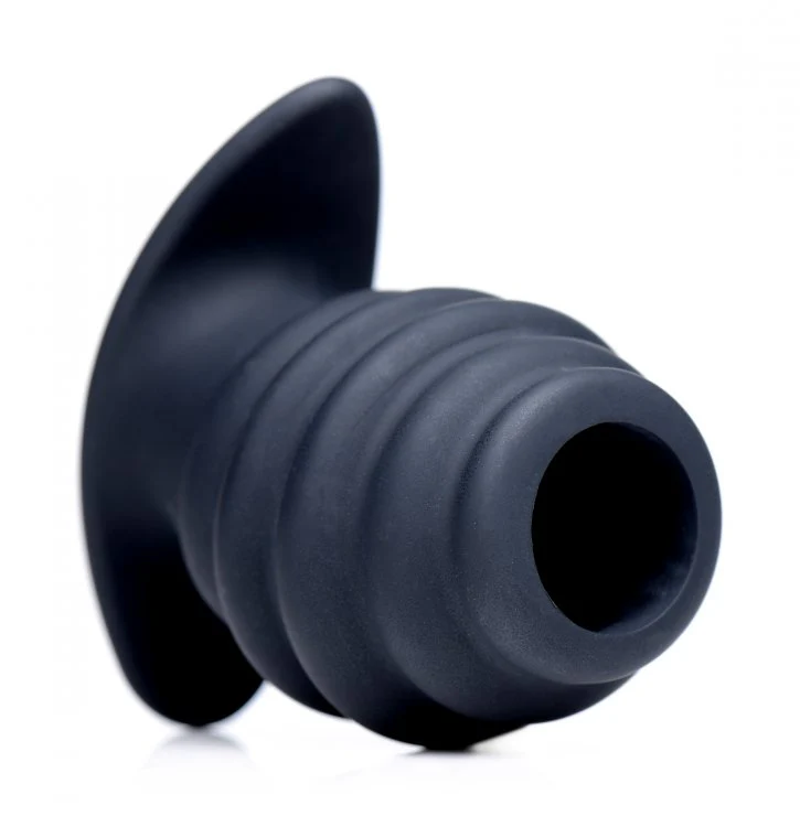 Hive Ass Tunnel Silicone Ribbed Hollow Anal Plug - Small - Image 8