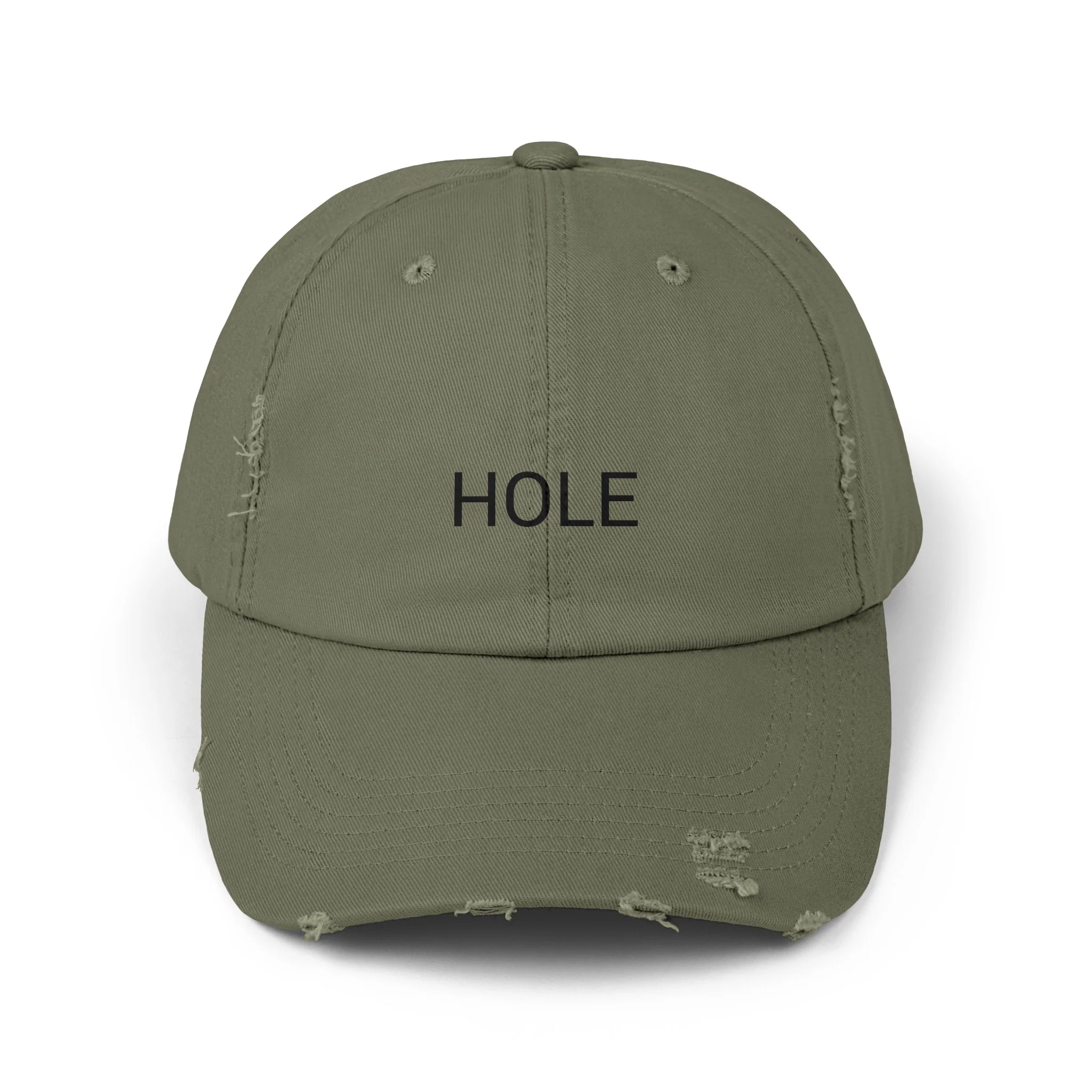 HOLE Distressed Cap in 6 colors - Image 4