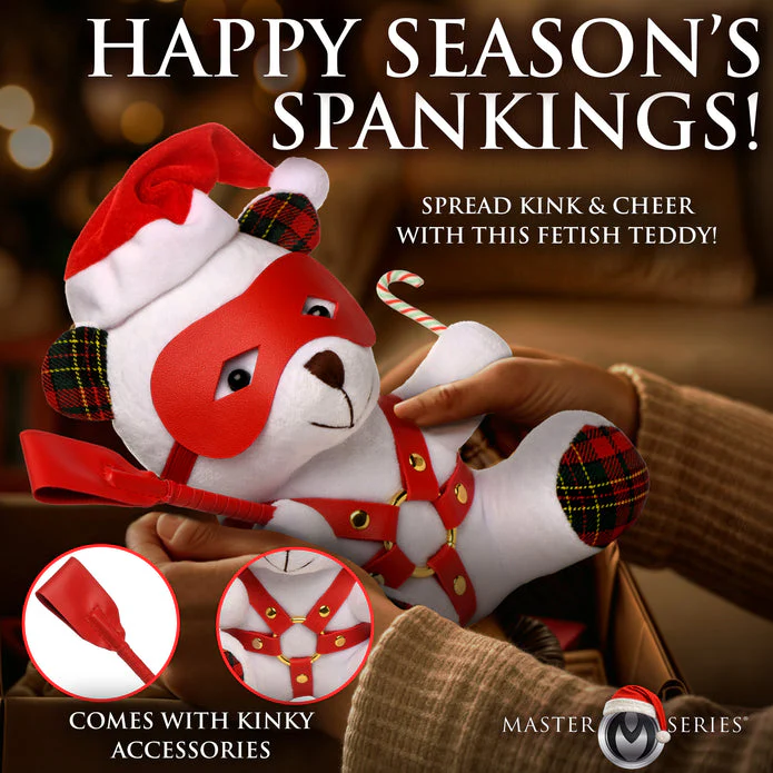 Holiday Bondage Bear - White - Image 3