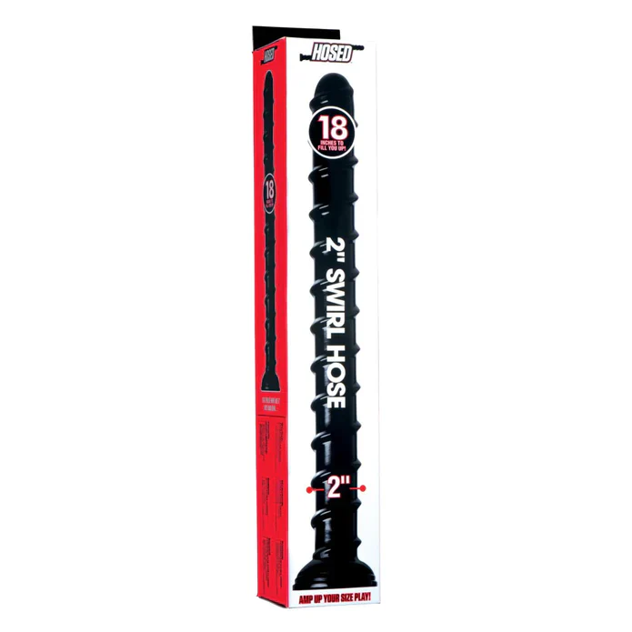 Hosed 18 Inch Swirl Thick Anal Snake - Image 6