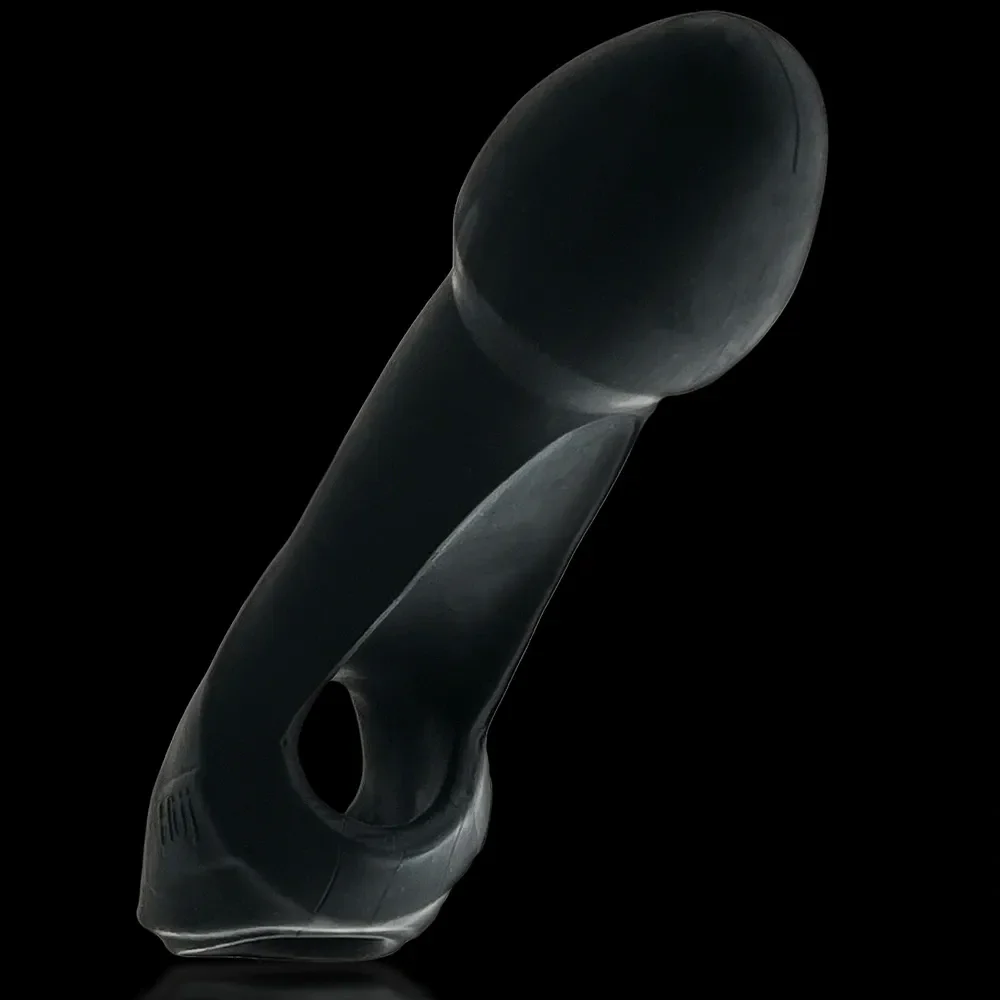 Hunkyjunk Double Thruster Double Penetrator Sling - Tar Ice Black - Image 8