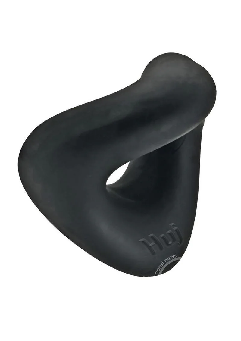 Hunkyjunk Form Surround Cock Ring - Tar Ice - Image 4