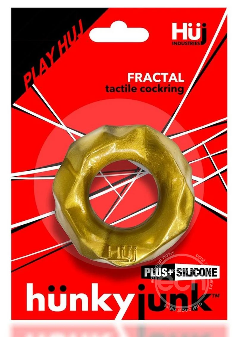 Hunkyjunk Fractal Tactile Cockring - Bronze - Image 2