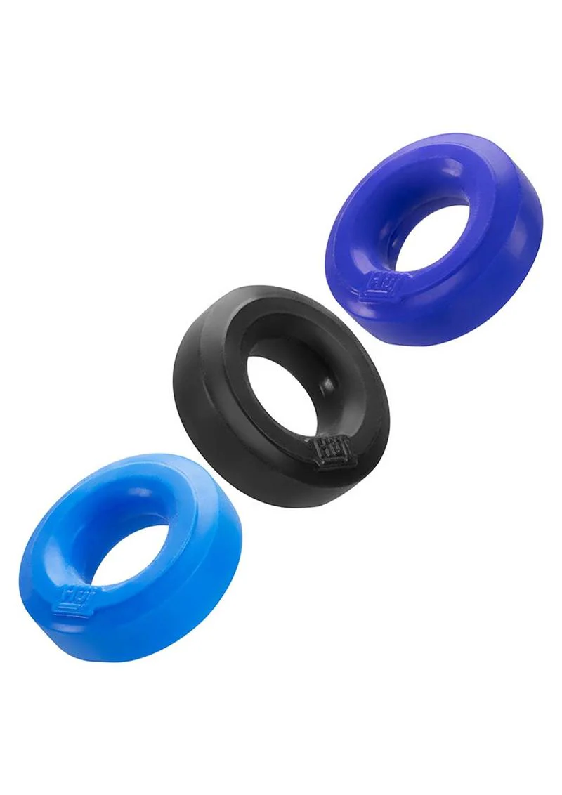 Hünkyjunk HUJ3 C-Rings 3 Each Per Pack Cobalt/Tar/T Blue - Image 3