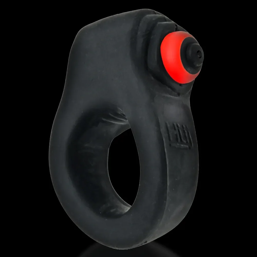 Hunkyjunk Revring Reverb Vibrating Cock Ring - Tar Ice - Image 7