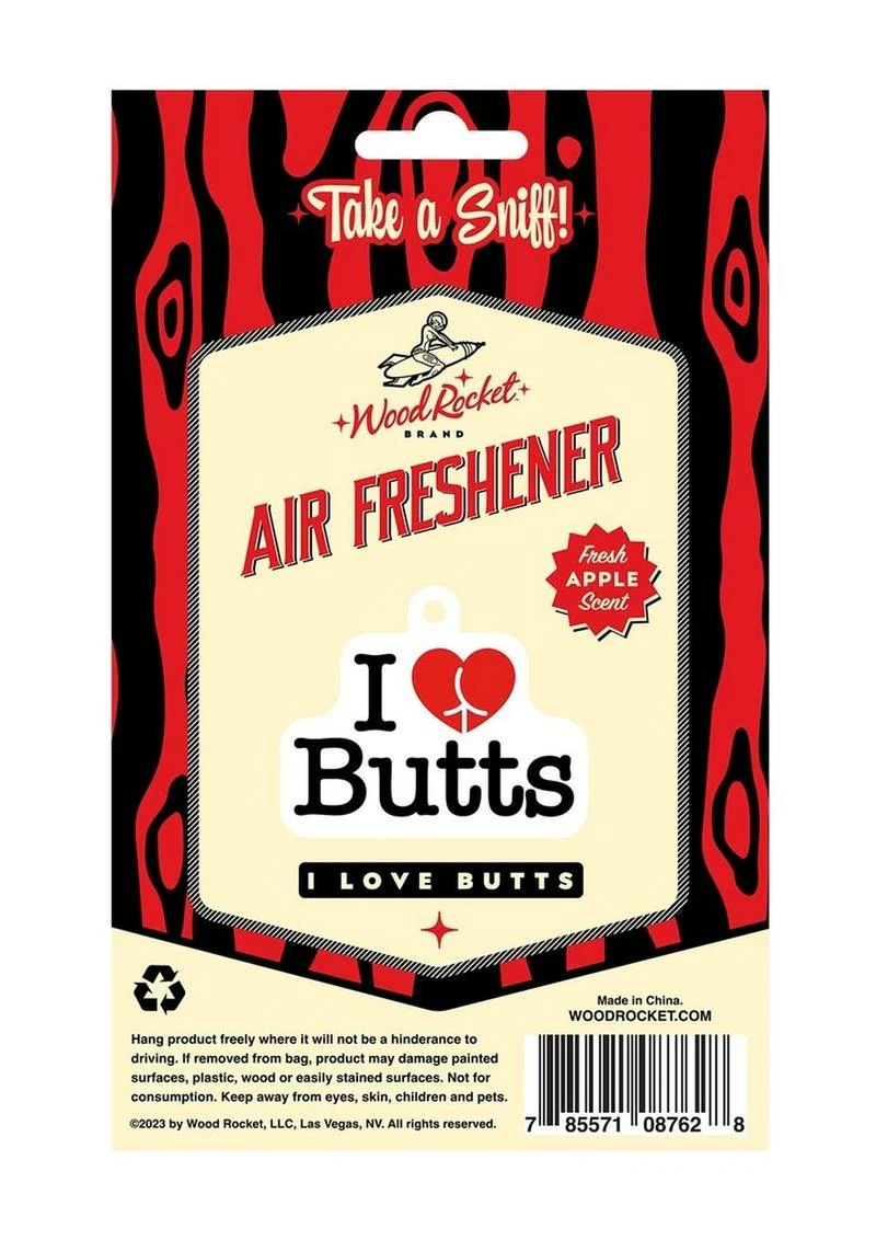 I Love Butts Air Freshener - Image 3
