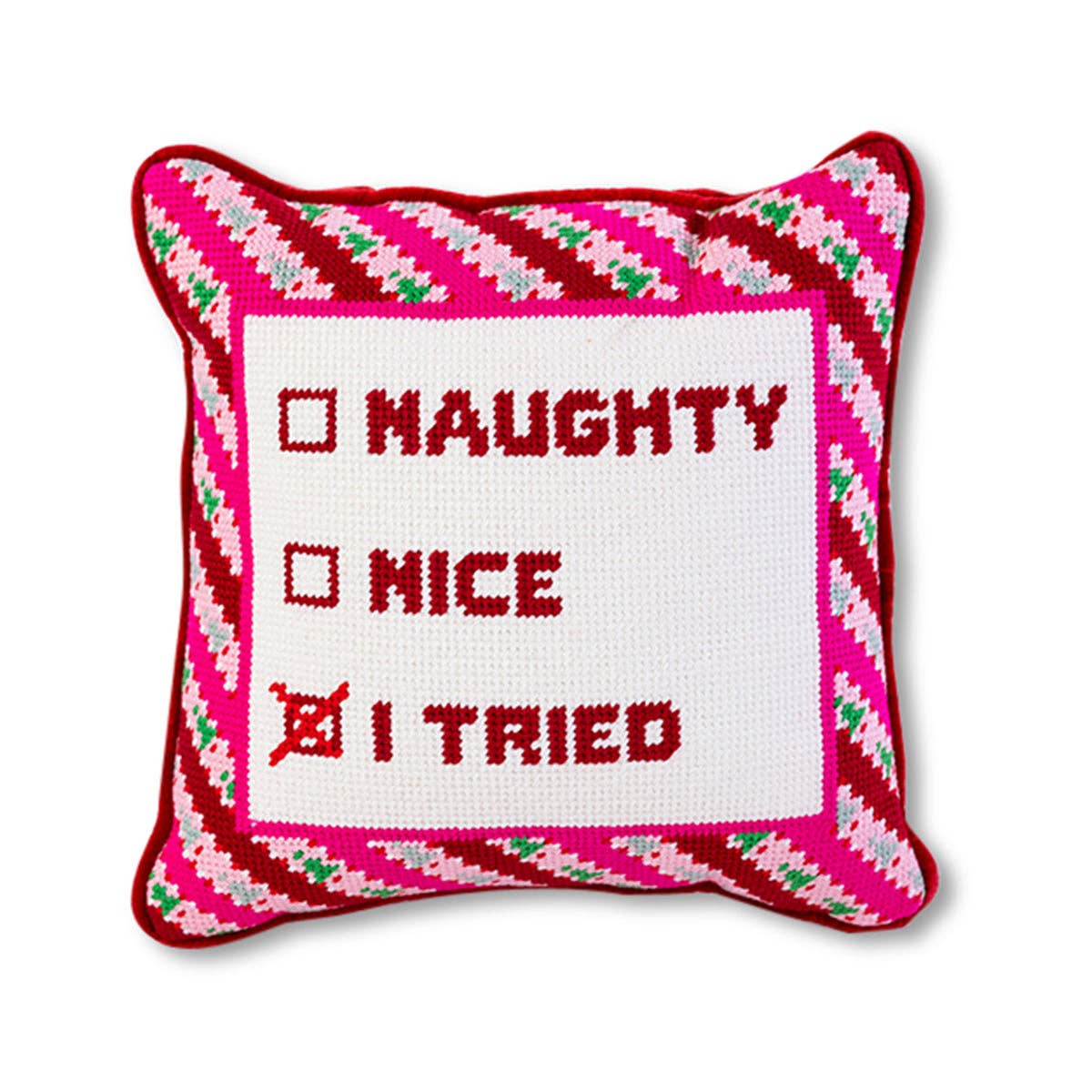 I Tried Needlepoint Pillow - Image 2
