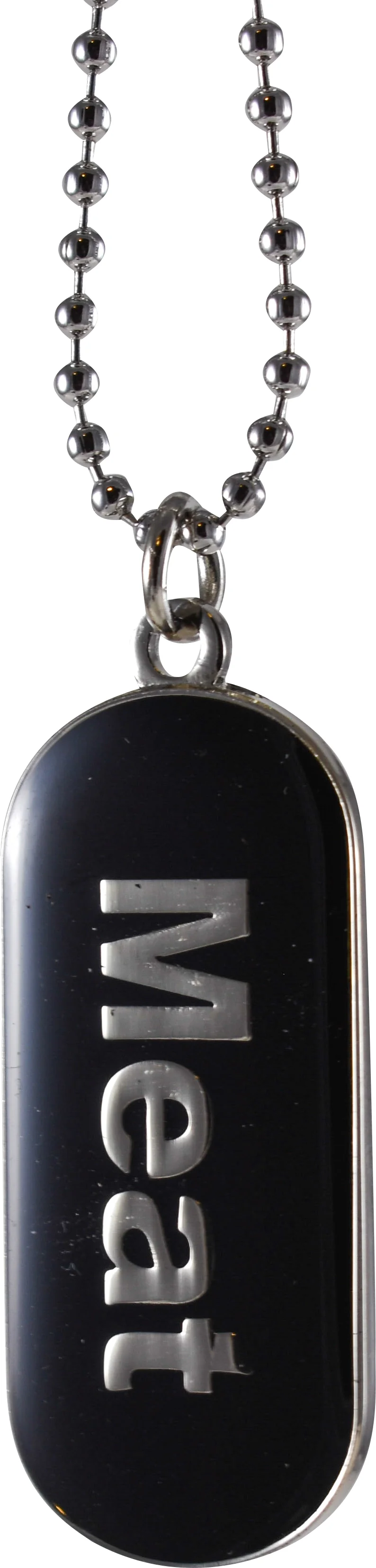 MEAT ID TAG Necklace - Image 3