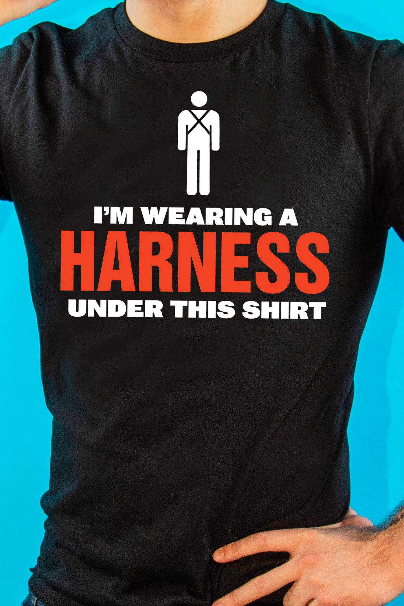 Im Wearing a Harness Tee by Peachy Kings - Image 2