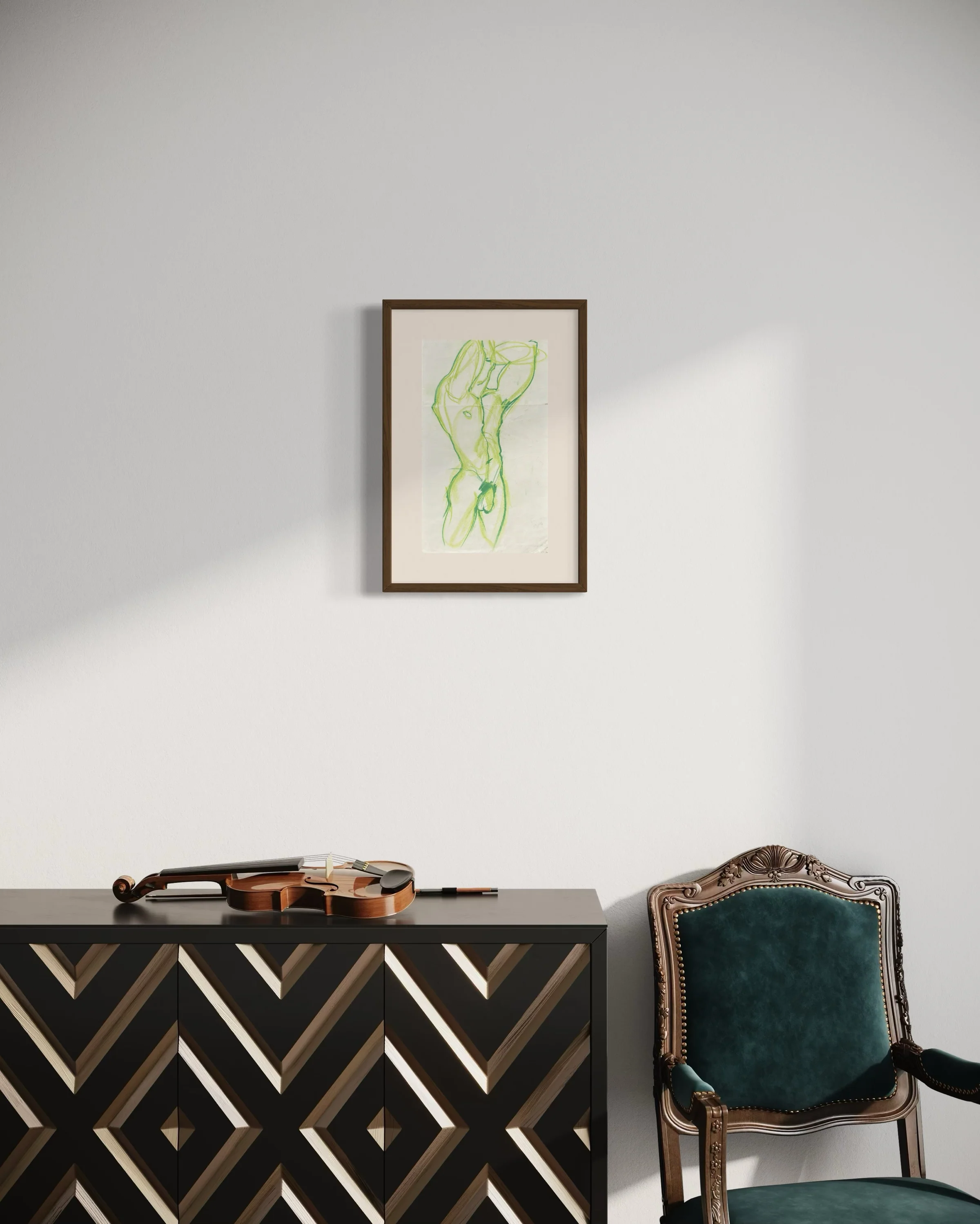 JASON DUFFY, FIGURE IN GREEN, Early 2000's - Image 2
