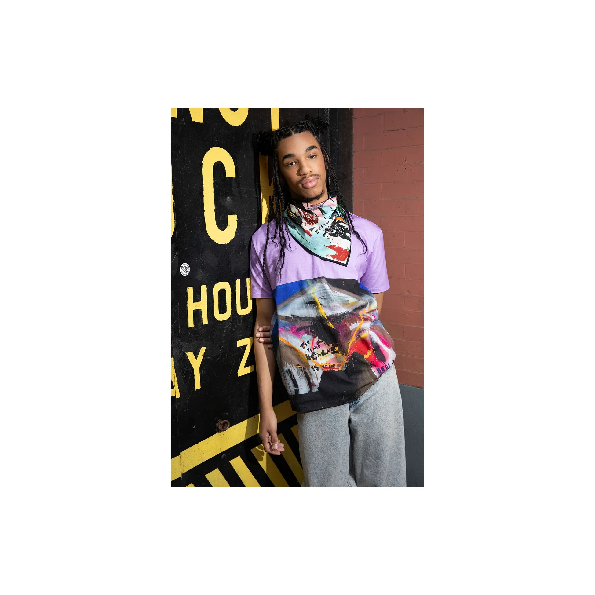 Jean-Michel Basquiat in Italian Bandana - Image 4