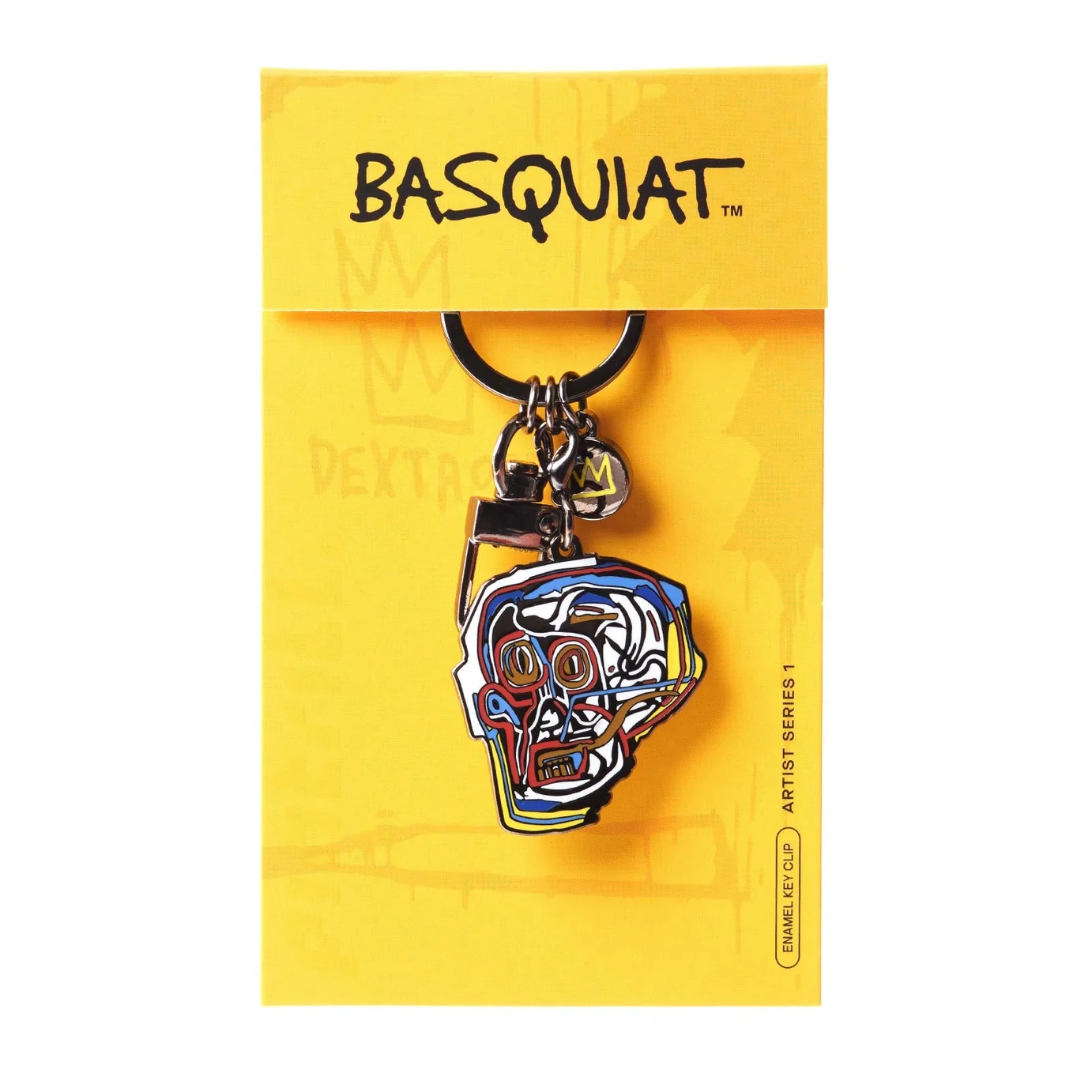 Jean-Michel Basquiat Mask Keyclip - Image 2
