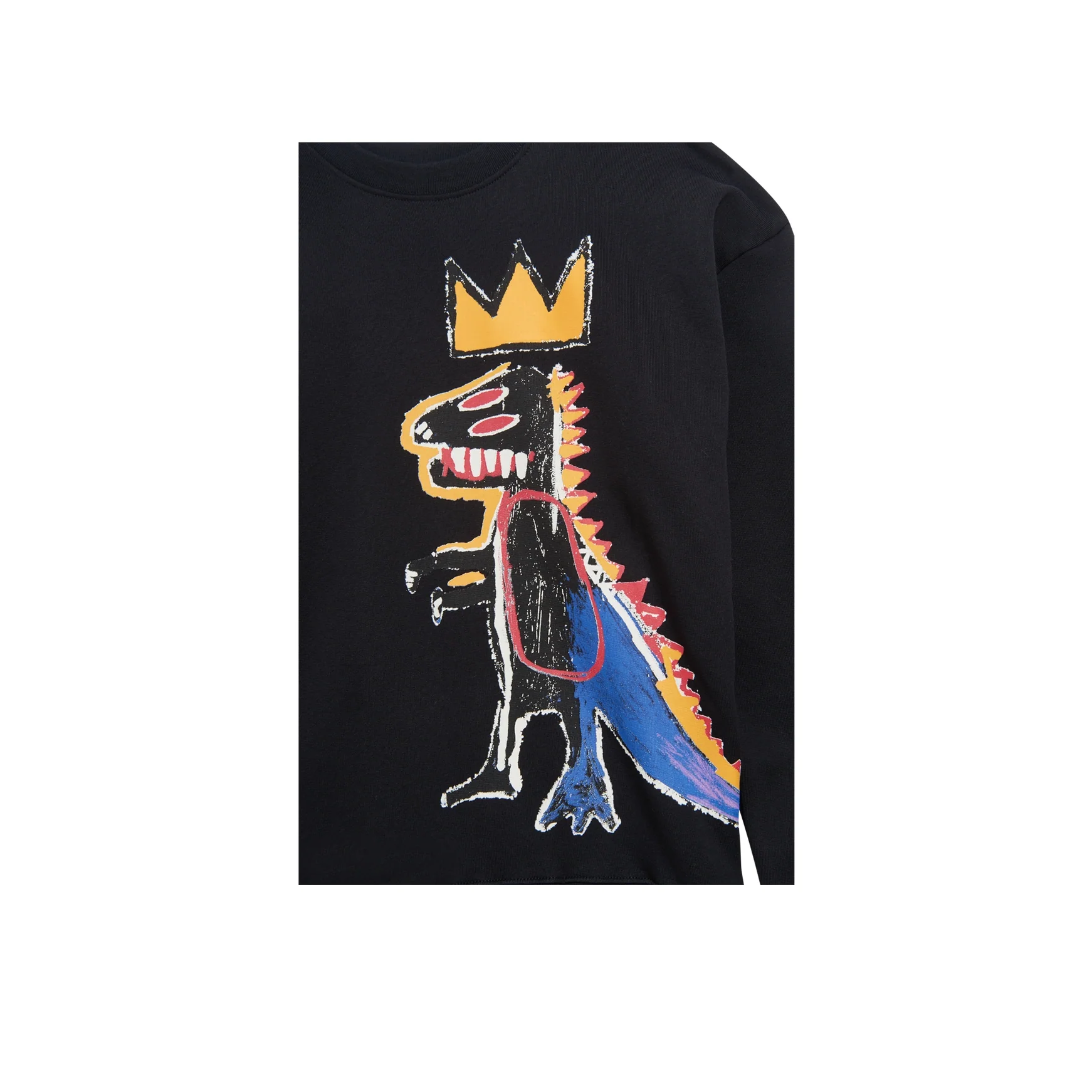 Jean-Michel Basquiat Pez Dispenser Printed Crewneck - Image 3
