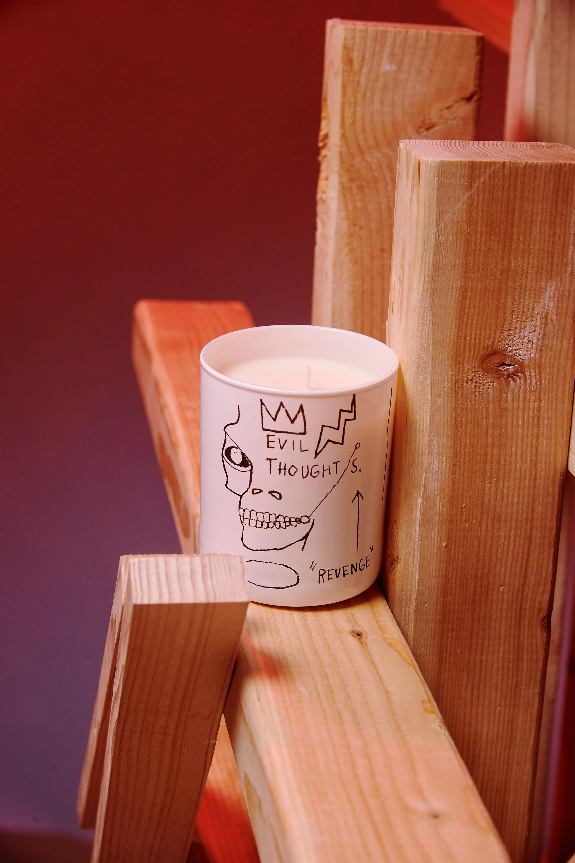 Jean-Michel basquiat "REVENGE" PERFUMED CANDLE - Image 2