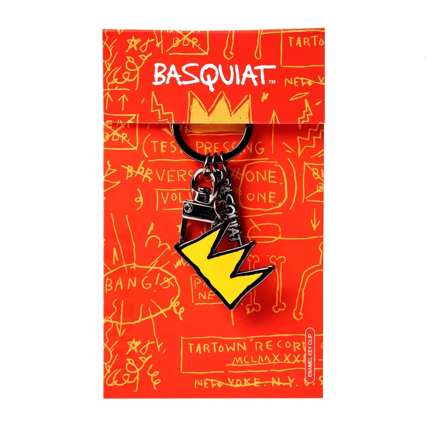 Jean-Michel Basquiat Yellow Crown Keyclip - Image 2