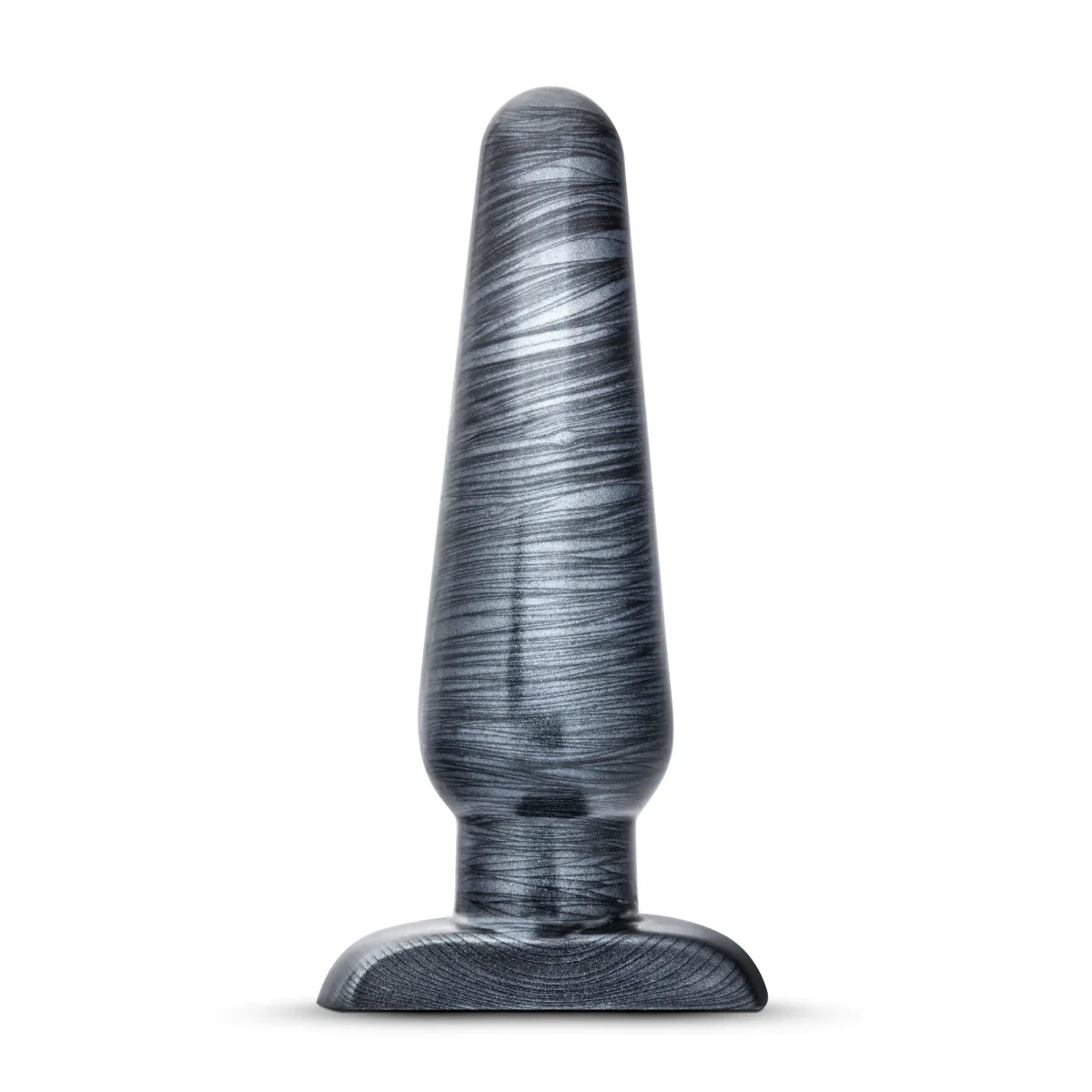 Jet Carbon Metallic Black 6.5-Inch Anal Plug - Image 4