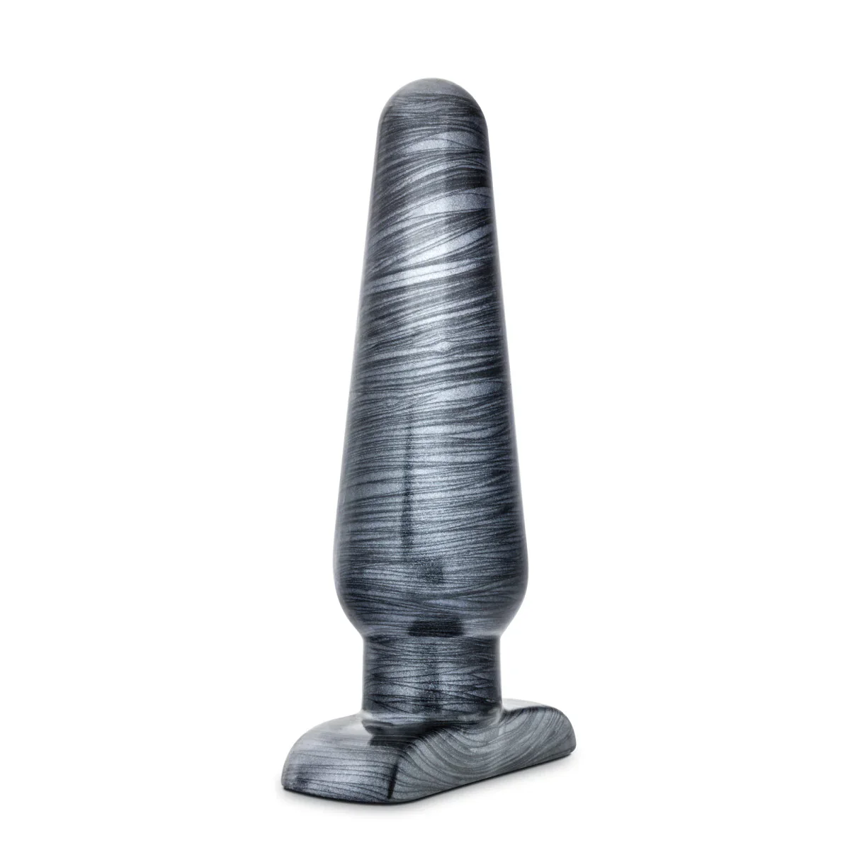 Jet Carbon Metallic Black 6.5-Inch Anal Plug - Image 5
