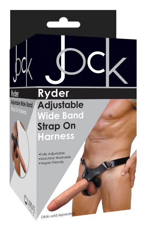 Ryder Adjustable Wide Band Strap-On Harness - Image 4