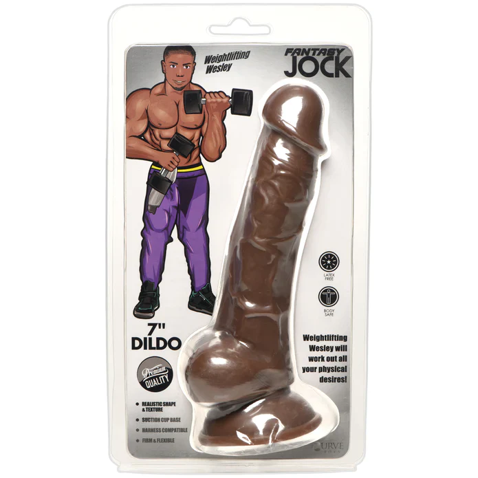 JOCK Weightlifting Wesley 7" Dildo W/ Balls Medium - Image 11