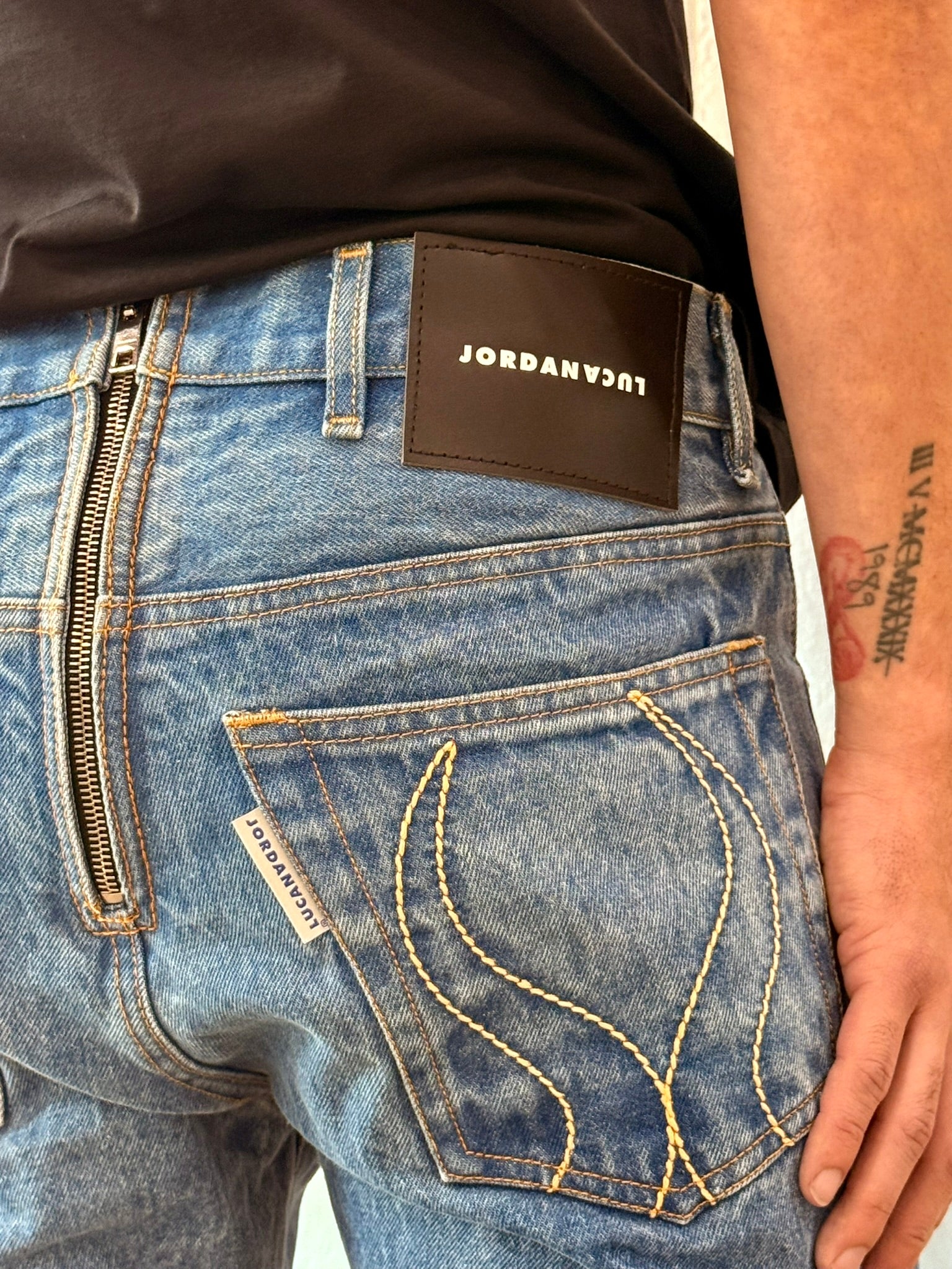 Jordanluca ROBIN JEANS LIGHT INDIGO - Image 11