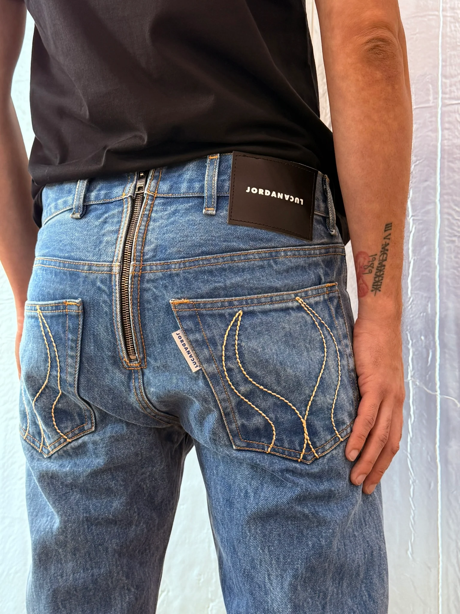 Jordanluca ROBIN JEANS LIGHT INDIGO - Image 12
