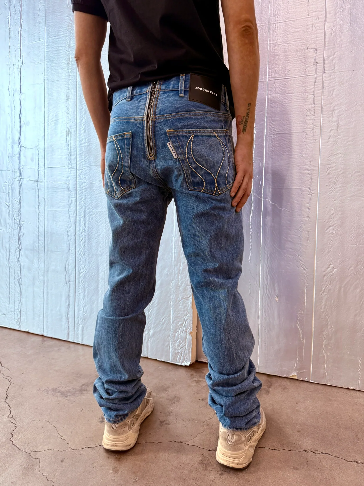 Jordanluca ROBIN JEANS LIGHT INDIGO - Image 13