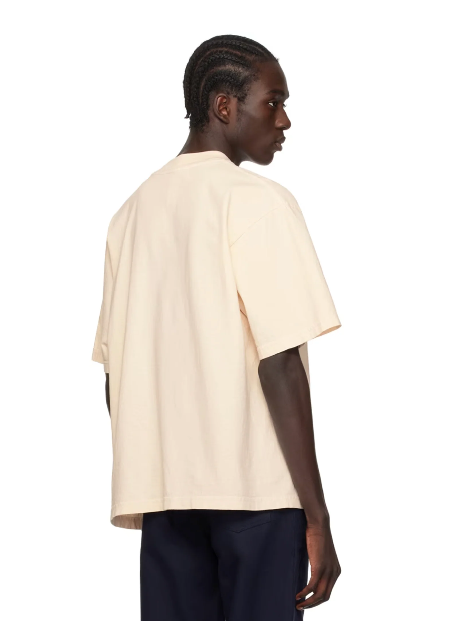K.INGSLEY Off-White M.B.H Mock Neck Tee - Image 8