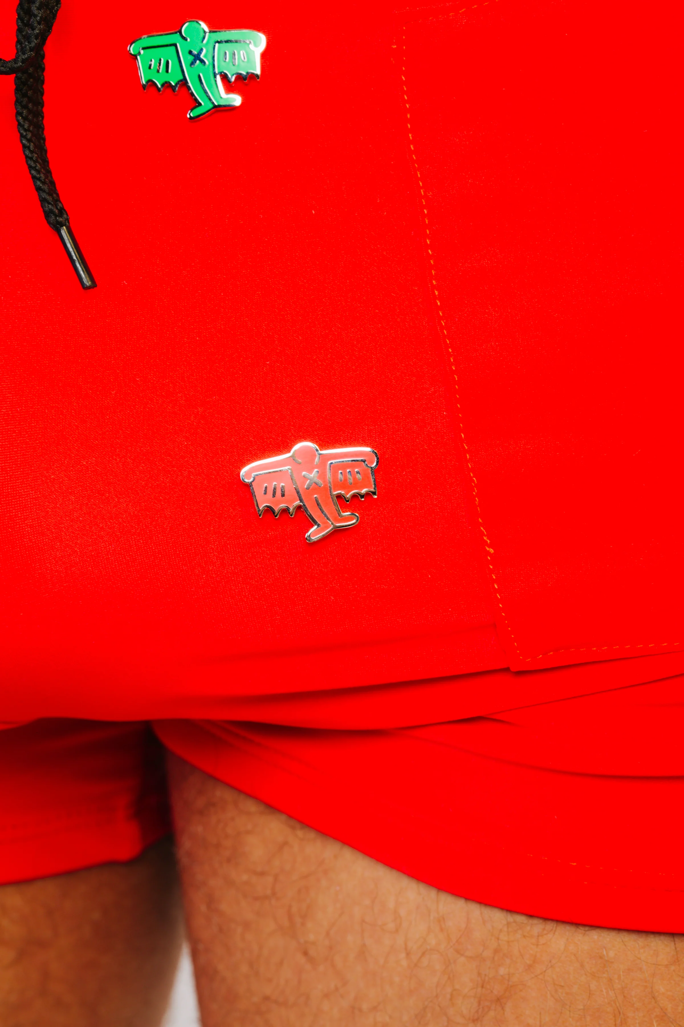 KEITH HARING BAT DEMON PIN - GREEN - Image 6