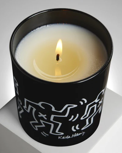 Keith Haring Black/White Drawing Candle - Image 3