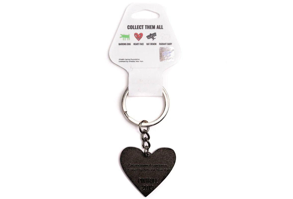 Keith Haring Heart Key Ring - Image 4