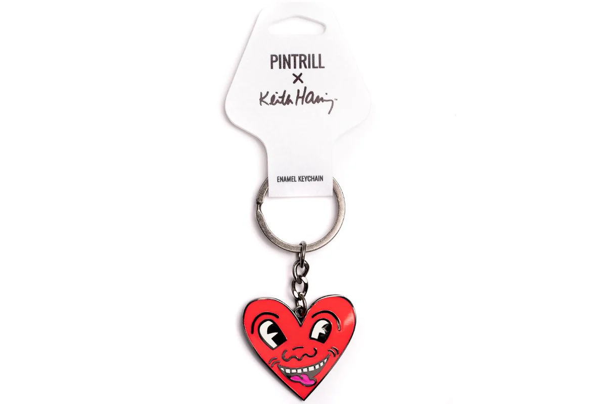 Keith Haring Heart Key Ring - Image 5