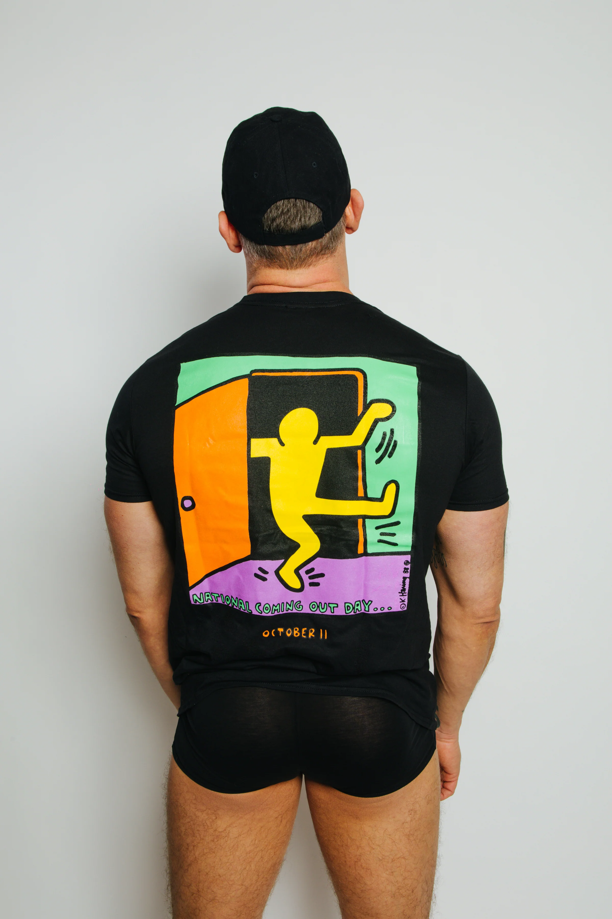 KEITH HARING NATIONAL COMING OUT DAY BASEBALL HAT - Image 5