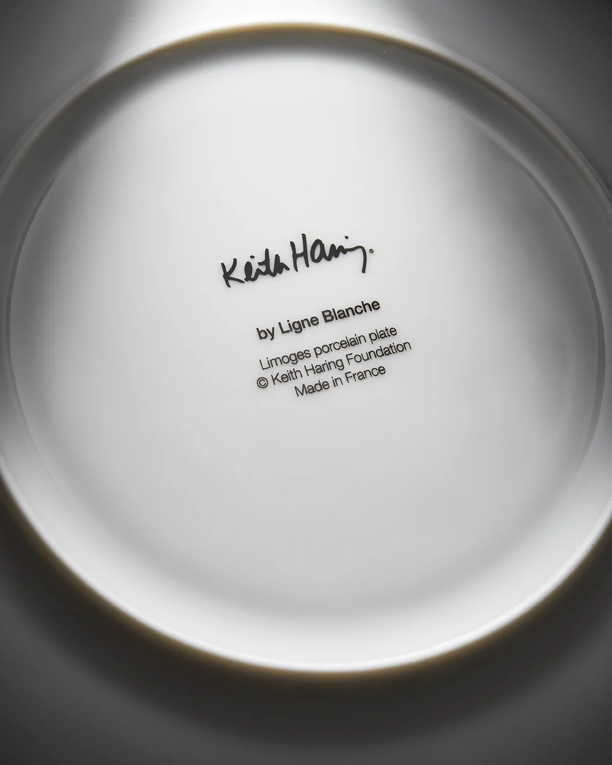 Keith Haring PORCELAIN PLATE "SILVER COLLECTION" #4 - Image 3
