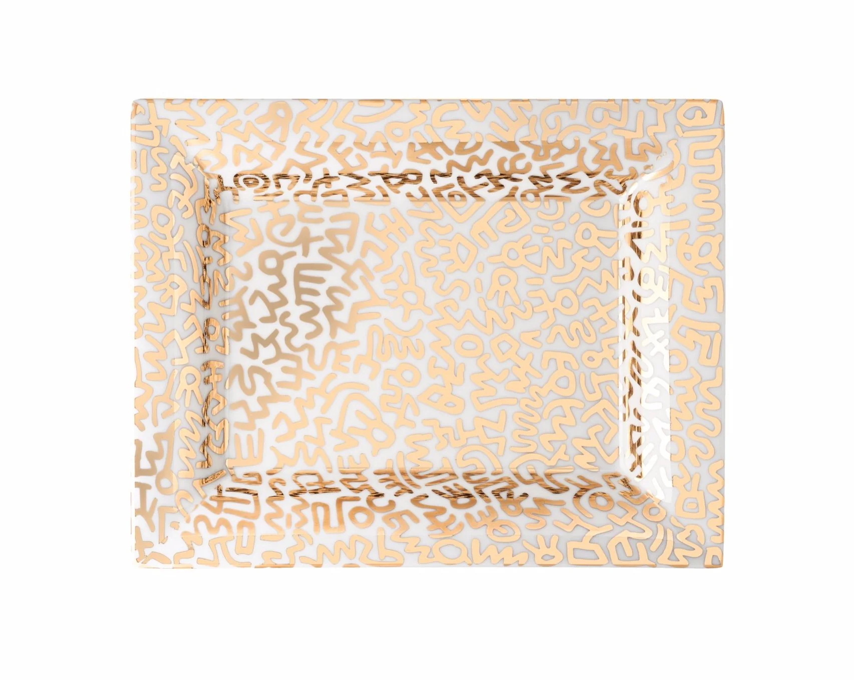 Keith Haring PORCELAIN TRAY GOLD "PATTERN COLLECTION" - Image 3