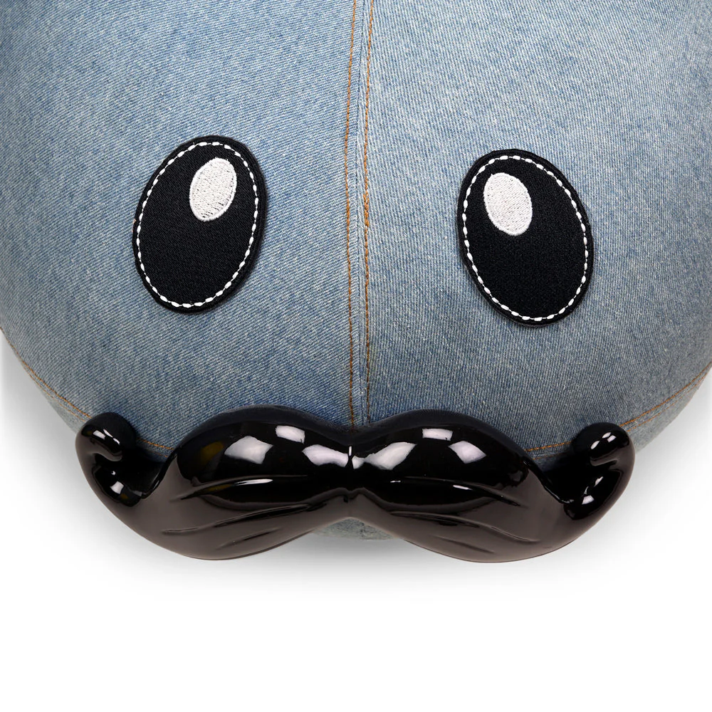 Kidrobot Art Giant Denim Happy Stache' Labbit Stool - Image 9