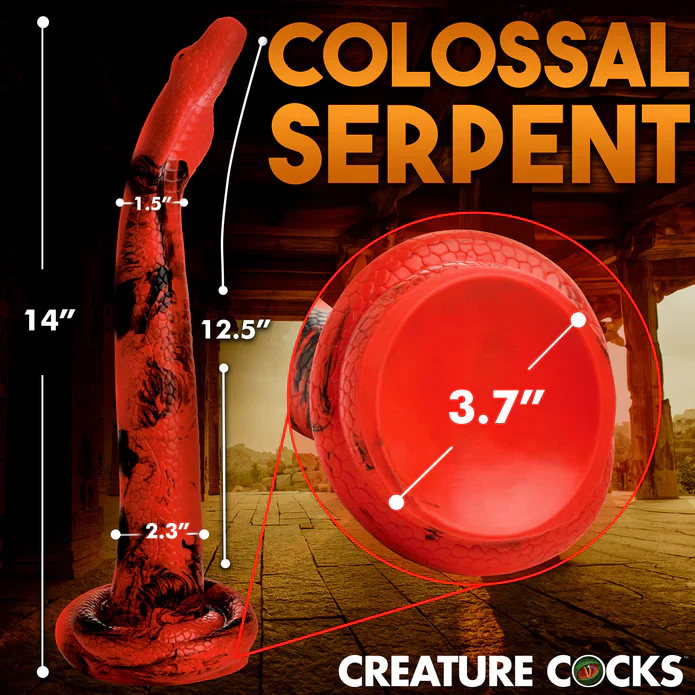 Creature Cock King Cobra King Cobra Silicone Dildo - Image 3