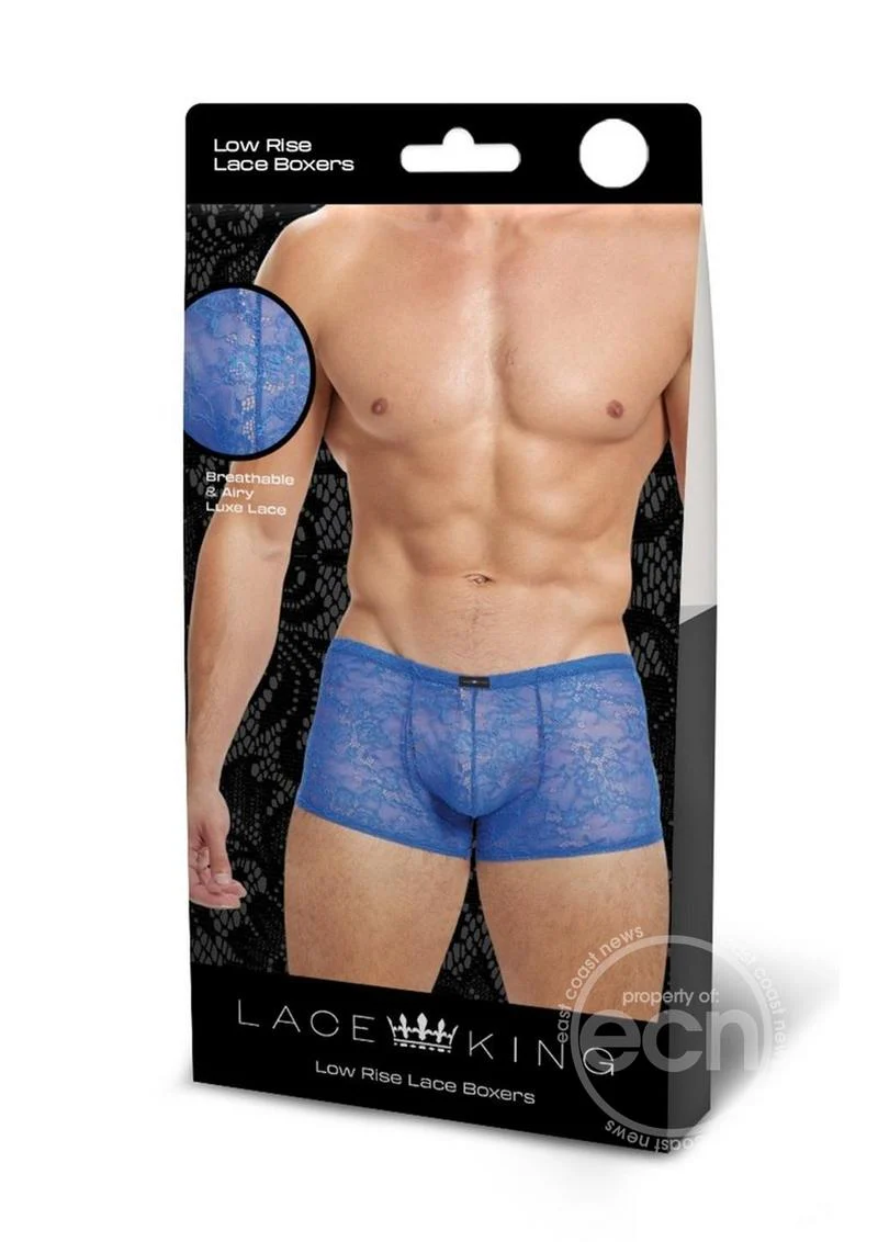 Lace King Lace Boxers Blue - Image 2