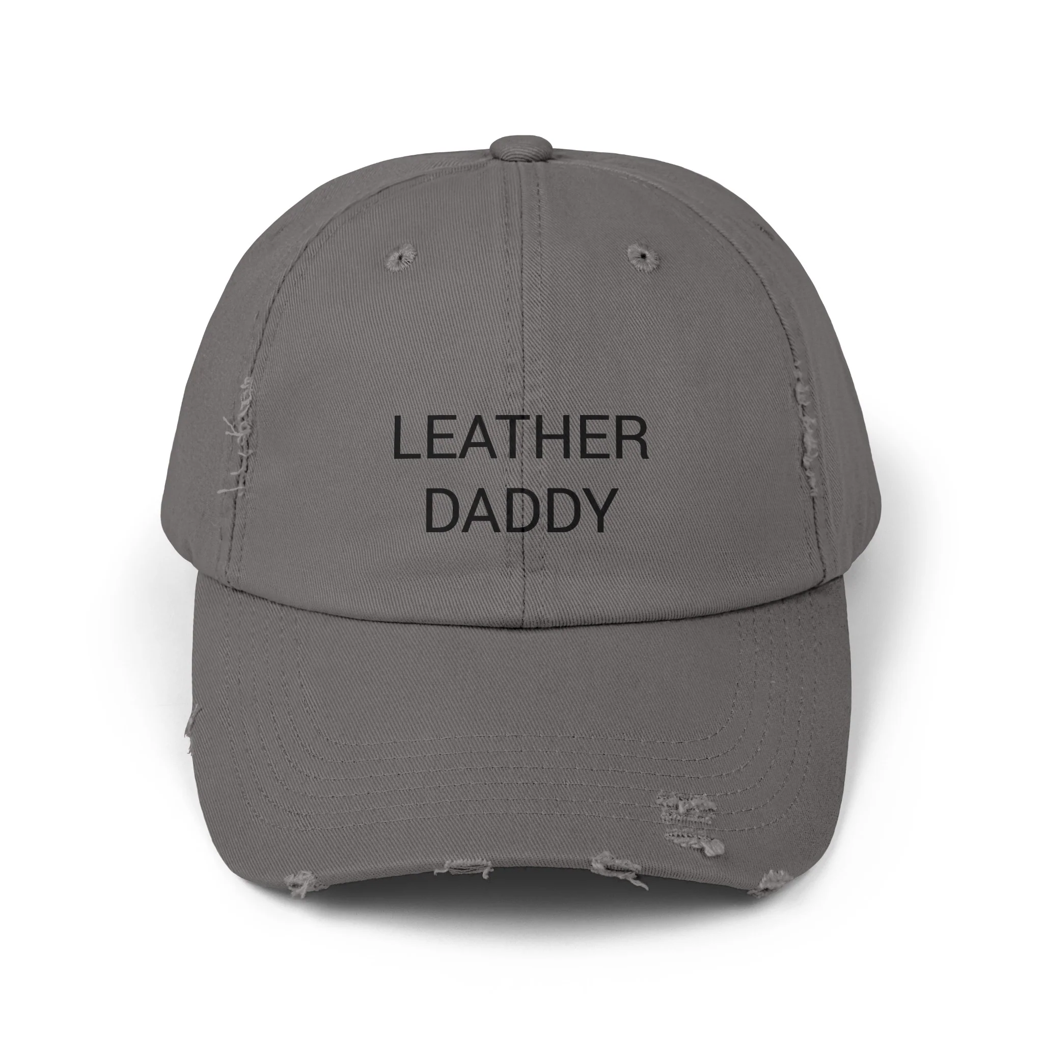 LEATHER DADDY Distressed Cap in 6 colors - Image 5