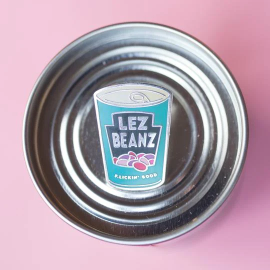 Lez Beanz Pin by Gaypin' - Image 2