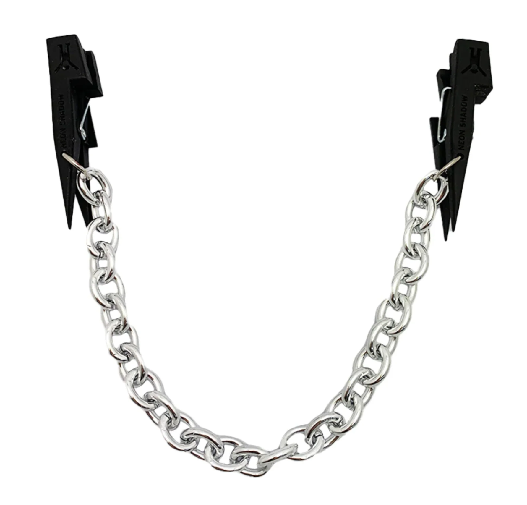 BLACK LIGHTNING CLIP CHAIN by Walter Van Beirendonck SS22 - Image 2