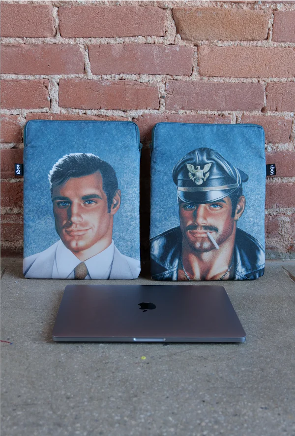 TOM OF FINLAND DAY & NIGHT LAPTOP SLEEVE 13" BY LOQI - Image 2
